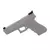 Imagen de Juego de miras Miras regulable + fibra óptica Glock 17/19/22/23/34 - Eeamann Tech