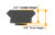 Base UTG PRO® 4-Slot Keymod Picatinny - comprar online