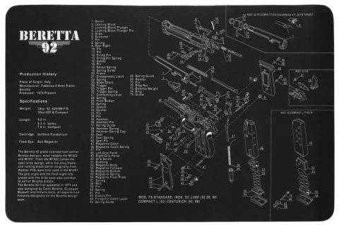 Pad de desarme Beretta 92