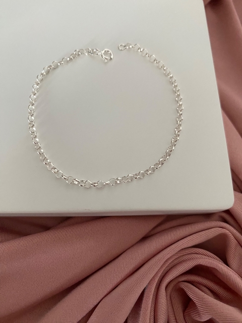Pulseira elo português feminina