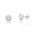 Brinco zirconia em prata 925 - BRINDE