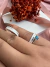 Aliança de namoro diamantada Suíça Blue 4mm (LEIA A DESCRIÇÃO). - comprar online