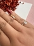 Aliança de noivado e casamento com pedras Together Gold 2mm (LEIA A DESCRIÇÃO) na internet
