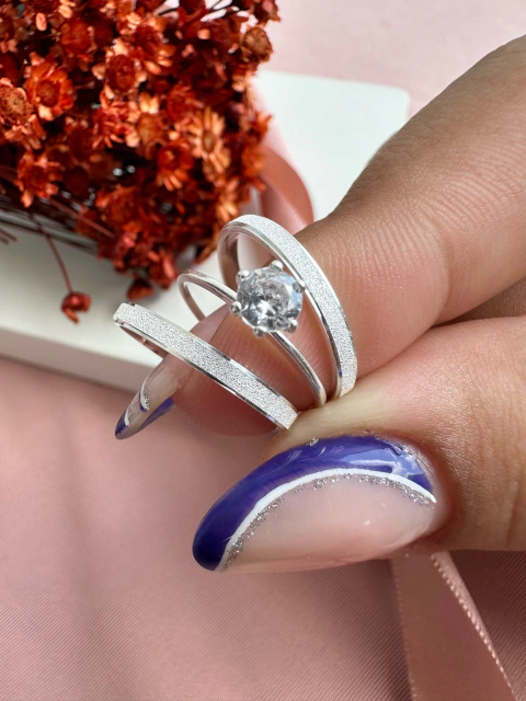 Aliança de namoro Shine White 2mm (LEIA A DESCRIÇÃO) - comprar online