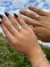 Aliança de namoro chanfrada SKY 4mm (LEIA A DESCRIÇÃO) - loja online