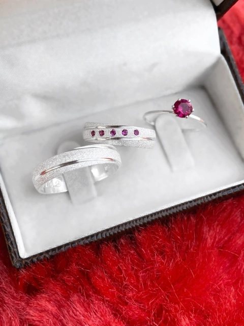 Aliança de namoro Pink 5mm (LEIA A DESCRIÇÃO)