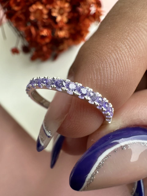 Anel Aparador Belize Purple 2mm (LEIA A DESCRIÇÃO) - comprar online