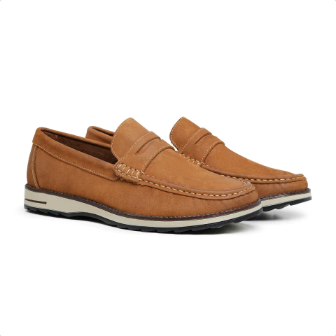 Mocassim Masculino Dockside Couro Legítimo Costura Manual - NBK2601 - comprar online