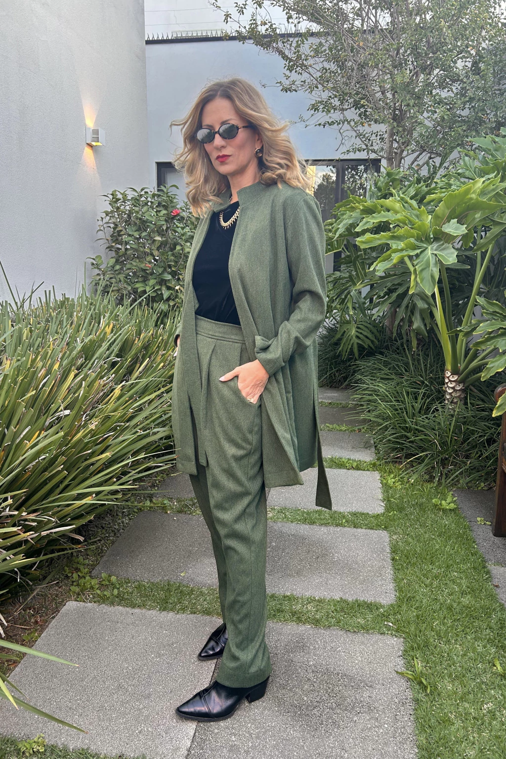 Calça Lã Verde