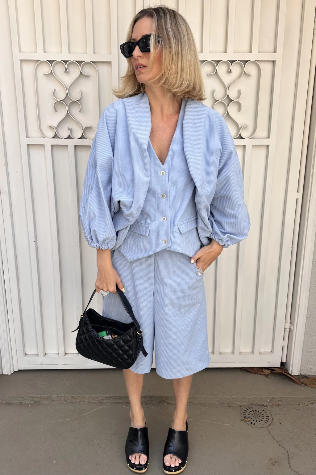 Casaqueto Kimono Azul Claro