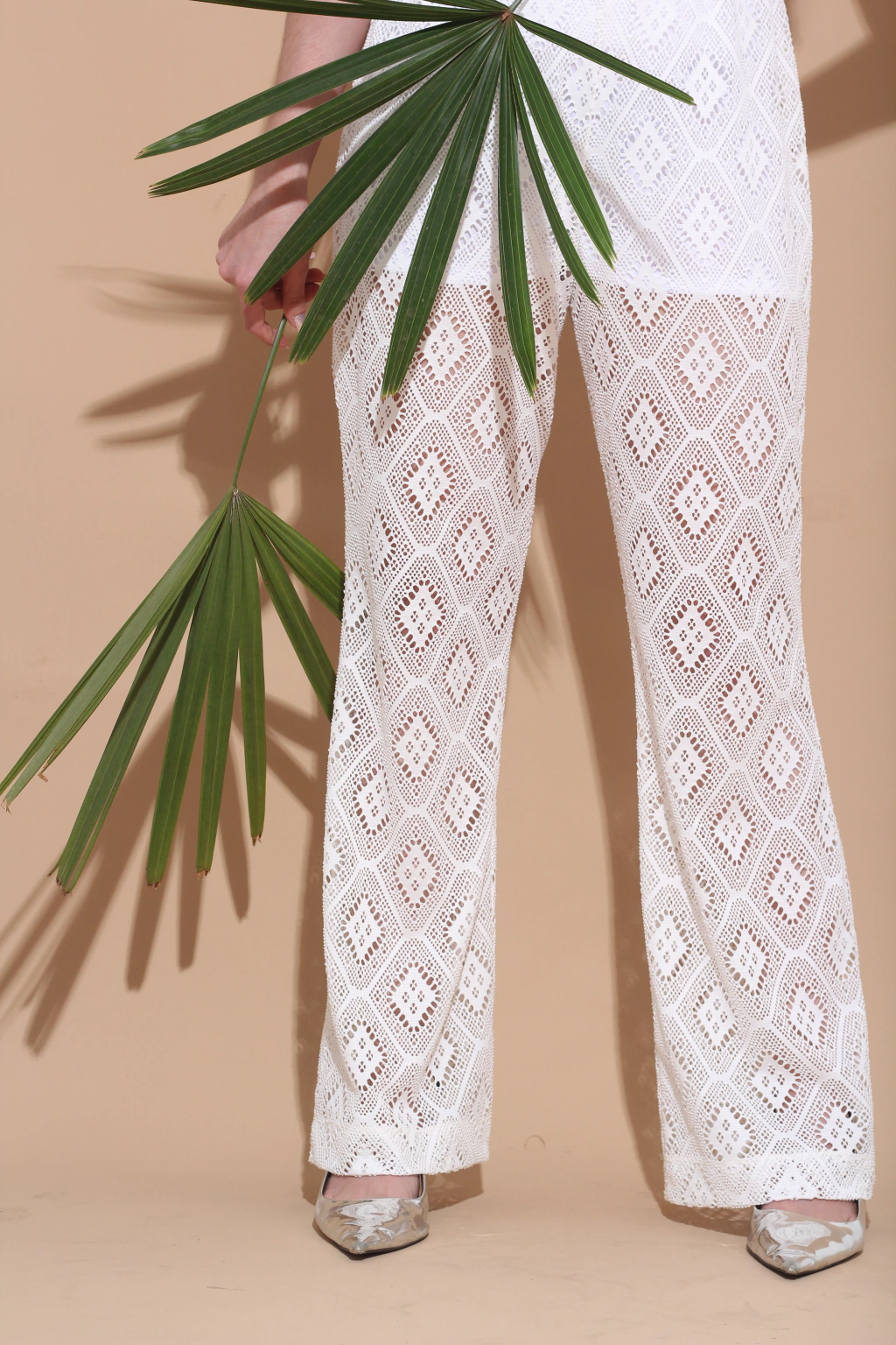 Calça reta Off White