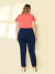 Conjunto de malha, blusa c/ manga japonesa, calça comprida - loja online