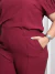 Conjunto de tecido com calça comprida c/ elástico - loja online
