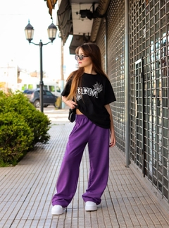 Jogging rústico | Martina violeta - comprar online