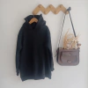 Maxibuzo frisa | Negro