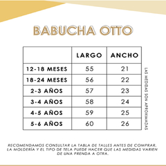 Babucha rústica | Otto en internet