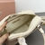 Bolsa Miu Miu - Bolsa mini com placa de logo - loja online