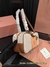 Bolsa Miu Miu - Beau em canvas e couro - comprar online