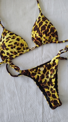 BIQUÍNI UP ESTAMPADO ONÇA YELLOW