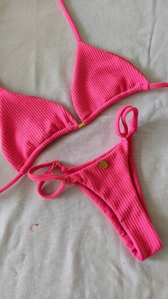 BIQUÍNI FITA ANARRUGA ROSA CHICLETE NEON