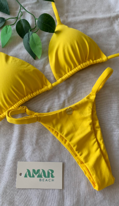 BIQUÍNI LISO FITA AMARELO na internet