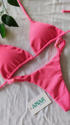 BIQUÍNI UP ANARRUGA ROSA CHICLETE NEON - A MAR SUN BEACH