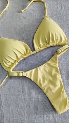 BIQUÍNI LISO FITA AMARELO SUN - A MAR SUN BEACH