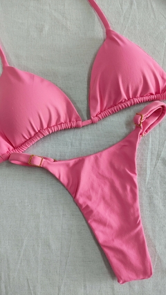 BIQUÍNI LISO FITA ROSA CHICLETE na internet