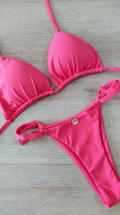 BIQUÍNI LISO FITA ROSA CARIOCA - comprar online