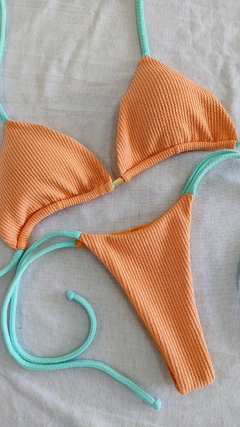 BIQUÍNI LACINHO ANARRUGA LARANJA +VERDE ÁGUA - comprar online