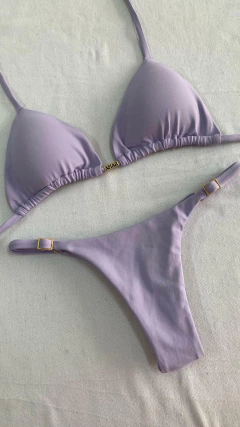 BIQUÍNI LISO UP LÍLAS - A MAR SUN BEACH