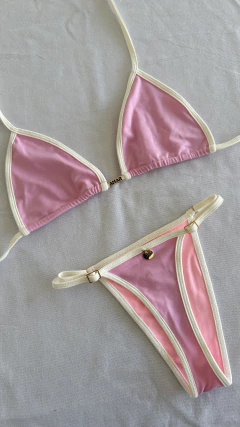 BIQUÍNI FITA VIÉS ANA OFF+ROSA na internet