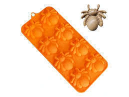 Molde silicona araña x8