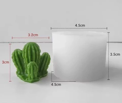 Molde cactus mix x4 1U5