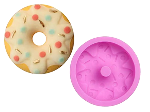 MOLDE SILICONA MINI DONA DECORADA (5J12)
