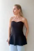 Blusa Feminina Peplum Tomara que caia Anna Engles na internet
