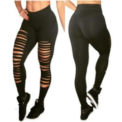 Calça Legging Empina BB Preta Rasgo