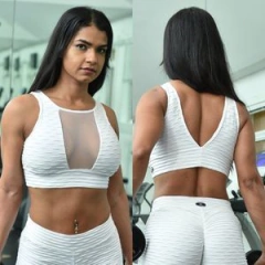 Short Rolotê Empina BB Alto Relevo Branco