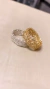 Conjunto de anéis crochê fio metal, banho ouro e prata. - comprar online