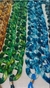 Salva óculos/corrente para óculos, modelo correntaria com elos 2,5cm azul, ajustável para qualquer tamanho de haste, 70cm. na internet