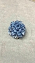 ANEL CROCHÊ, MODELO CRAVO 4CM X 4CM, VIDRILHOS TCHECOS AZUL CLARO, JUSTÁVEL, PASSE SUA MEDIDA PELO WHATSAPP DO SITE. - comprar online