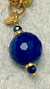 Pulseira banho ouro elos portugueses 1cm, pingente bola pedra natural, pulso 16cm a 18cm, ajustável. na internet