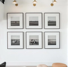 Cuadro personalizado con borde blanco ancho en internet