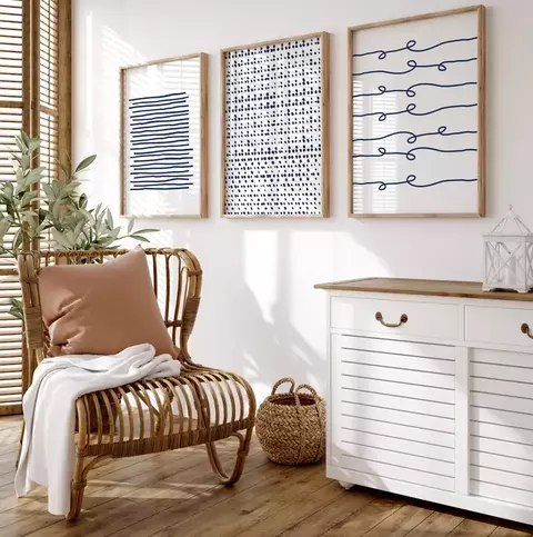 LINEAS-PUNTOS AZUL - comprar online