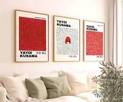YAYOI KUSAMA rojos