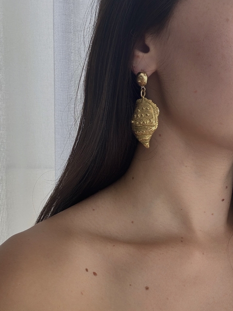 Aros Caracola Oro