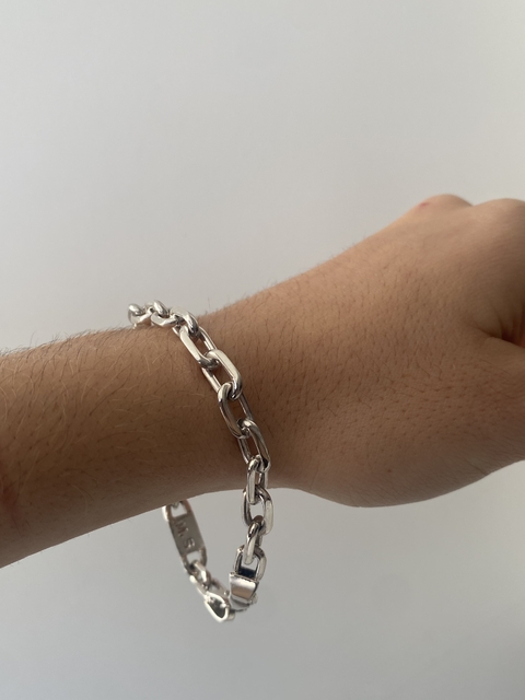 Pulsera Elon plata - comprar online