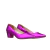 Scarpin Pink metalizado na internet