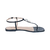 Sandália flat com enfeite - loja online