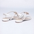Sandália flat bico folha - loja online